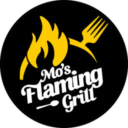 Mo's Flaming Grill logo.